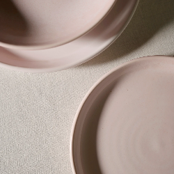 Robert Gordon Canvas Rose Quartz Entree Plate