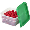 Cambro  Red Graduation Square Food Storage Container 2QT.