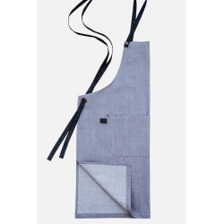 Aussie Chef Platinum Bella Apron Bib Ash