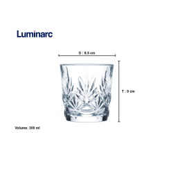 Arcoroc Annecy Old Fashioned Glass 300ml
