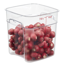Cambro  Clear Square Food Storage Container 6QT.