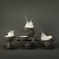 Bevande Forma Latte Cup Slate