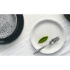 Steelite Ink Crackle Grey Coupe Plate 30cm