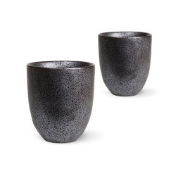 Robert Gordon Earth Black Latte Cup Set/2