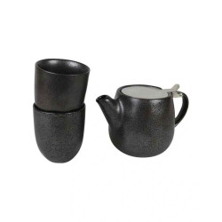 Robert Gordon Earth Black Latte Cup Set/2