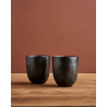 Robert Gordon Earth Black Latte Cup Set/2