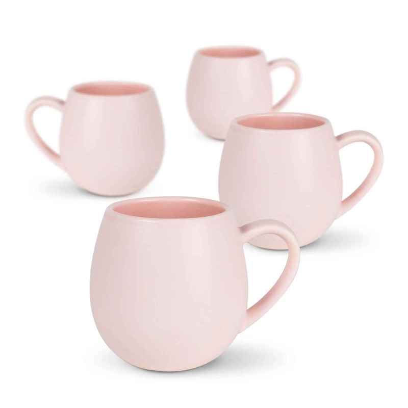 Robert Gordon Hug Me Matte Pink Hug Me Mug Set/4