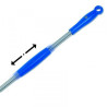GI Metal Azzurra Round Small Perforated Pizza Peel 26cm 150cm Handle