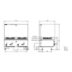 Luus Professional WL-1SP Asian Stock Pot Boiler Waterless