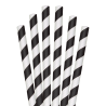 Bygreen  Paper Straw Black/white Retro Biodegradable 250/Pack